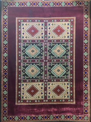 گبه ابریشمی - تالار فرش فارسی